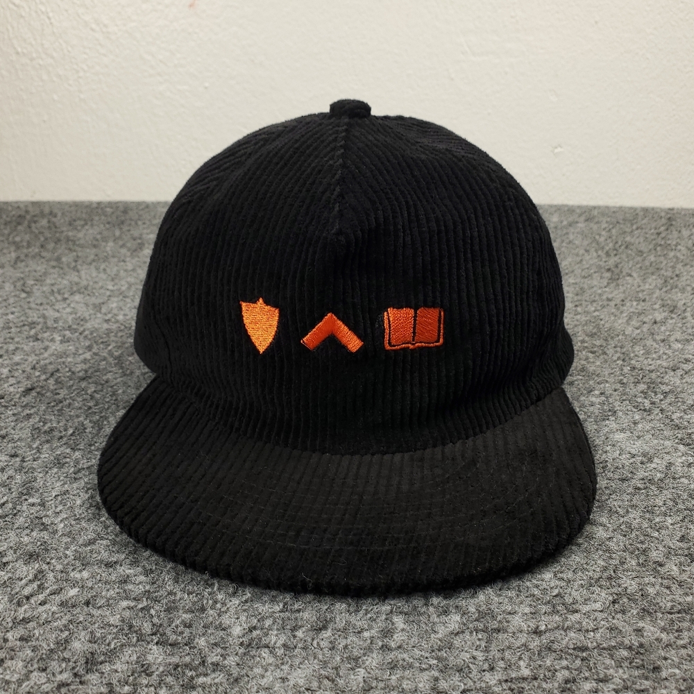 Weld Mfg Hat Cap Strap Back Corduroy  Field Trip Adjustable Embroidered Symbols